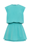 The Josie Dress in Aquamarine by PLEAT