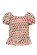 The Cora Top in Poppy by PLEAT