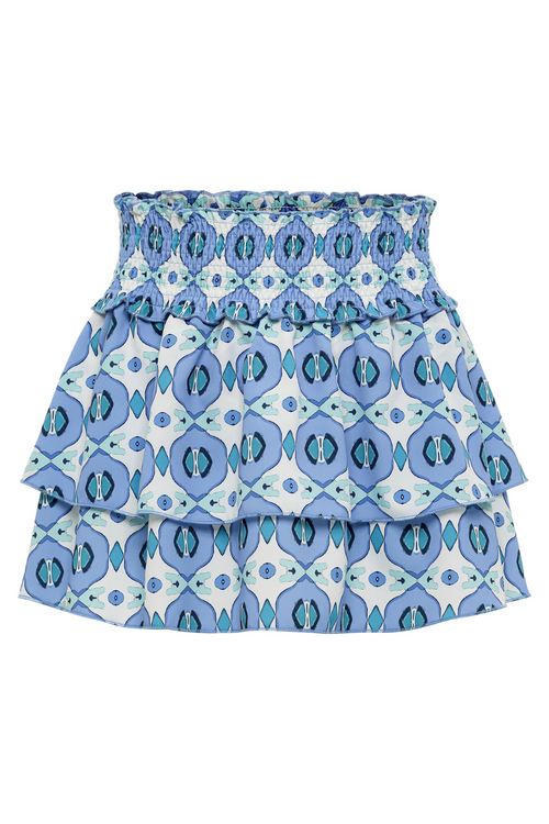 The Scottie Skirt in Lapis by PLEAT