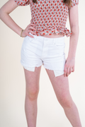 Tween Weekender Shorts in White by Tractr Girls