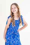 Tween Sunny Tie Top in Floral Cascade by Katie J NYC