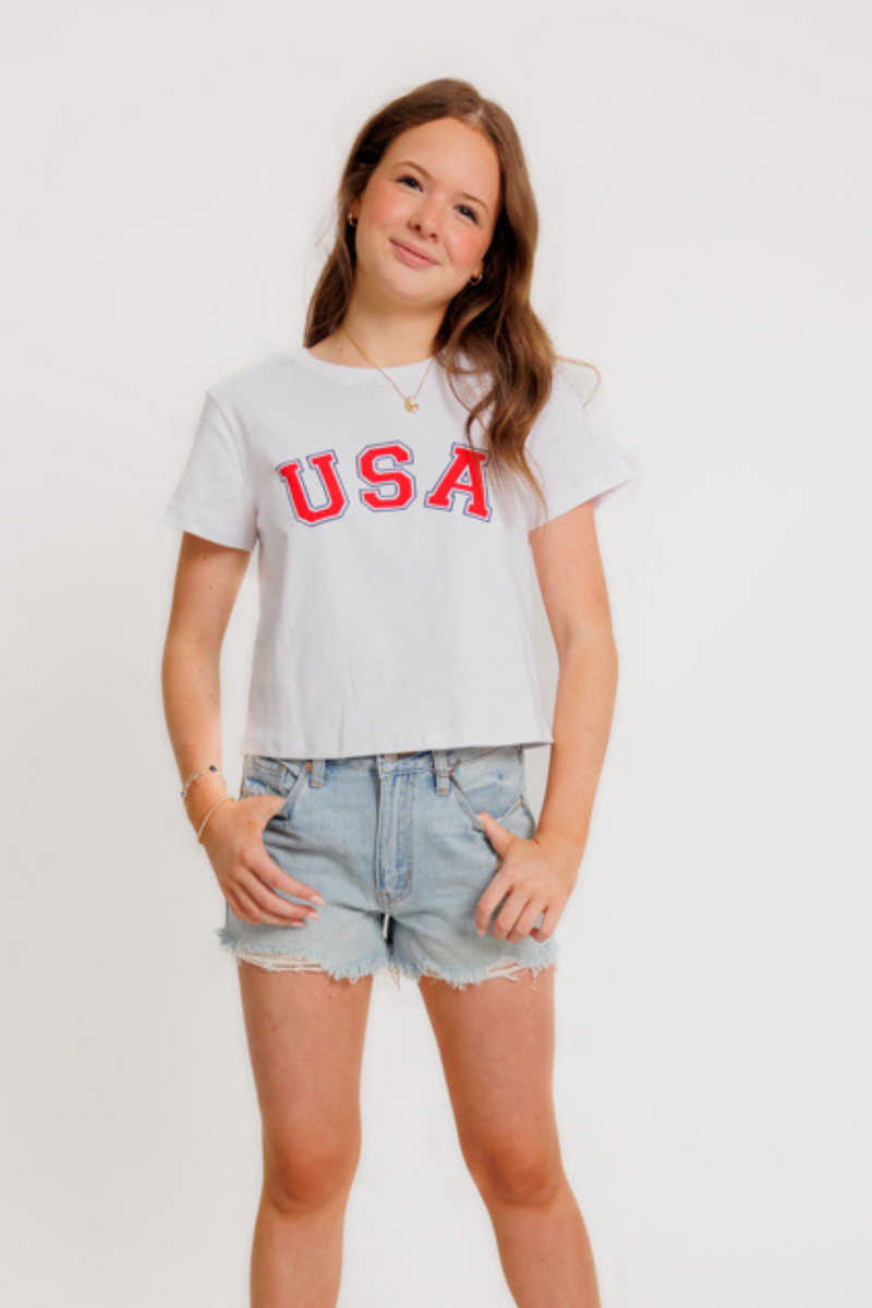 "USA" Graphic Baby Tee
