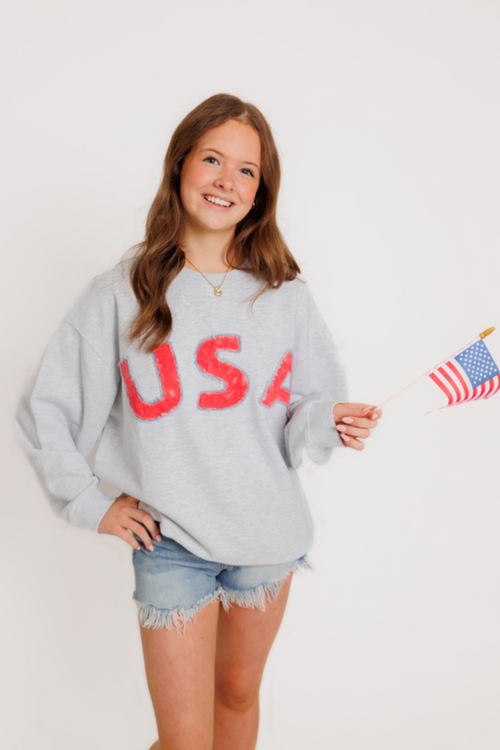 USA French Terry Crew Neck By Vintage Havana
