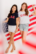 "USA" Graphic Baby Tee