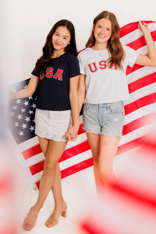 "USA" Graphic Baby Tee