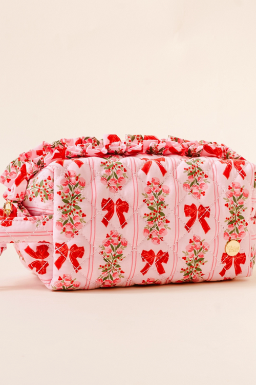 Oh So Merry Essentials Quilted Cosmetic Pouch