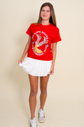 High Waisted Pleated Tennis Skort
