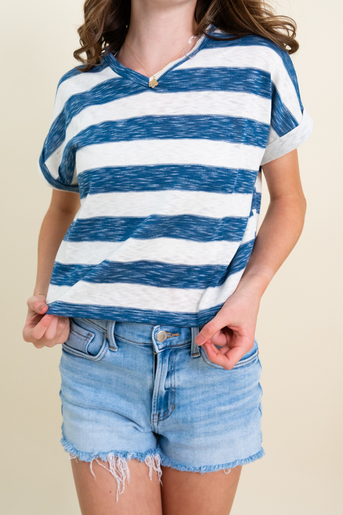 Kenzie Stripe Knit Top