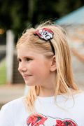 Bulldog Sequin Patch Headband