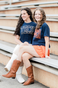 GA TECH Next Level Crop Tee