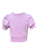 Riley Short Sleeve Puff Sweatshirt by PLEAT