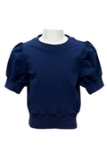 Riley Short Sleeve Puff Sweatshirt by PLEAT