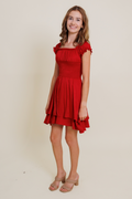 The Sage Dress in Red by Miss Behave
