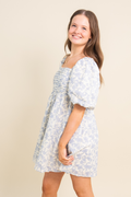 Aimee Bubble Sleeve Baby Doll Dress
