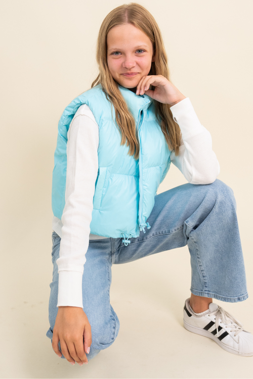 Girls Puffer Vest By Love Daisy