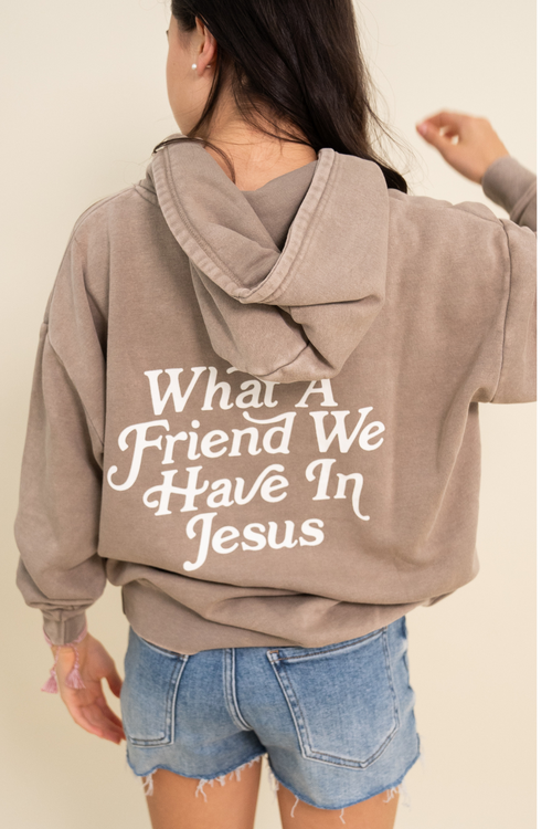 What A Friend in Jesus Hoodie by Elevated Faith