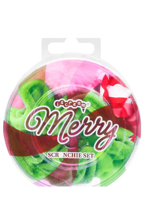 Merry Ornament Scrunchie Set