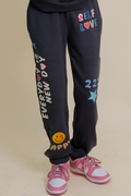 Good Vibes Patch Joggers by Vintage Havana
