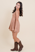 Ellise Gingham Romper