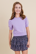 Katie J Girls Bianca Skirt in Midnight Ditsy