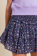 Katie J Girls Bianca Skirt in Midnight Ditsy