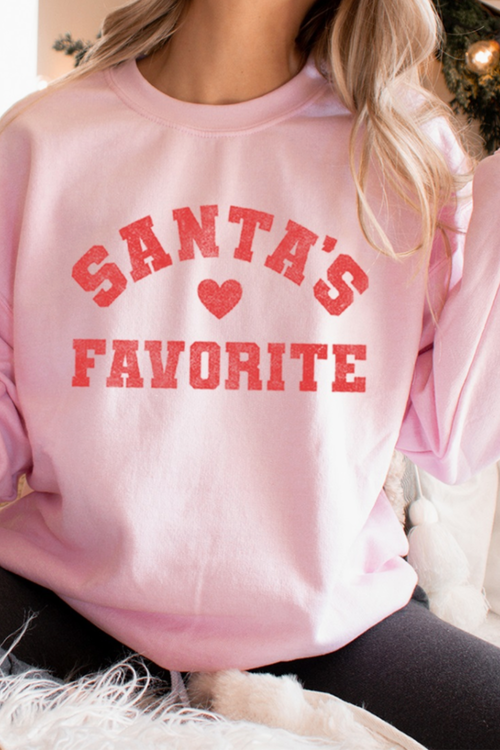 Santas Favorite Christmas Sweatshirt