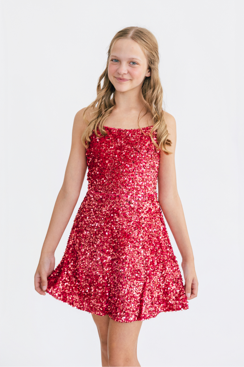 The Sydney Dress in Pink by Miss Behave