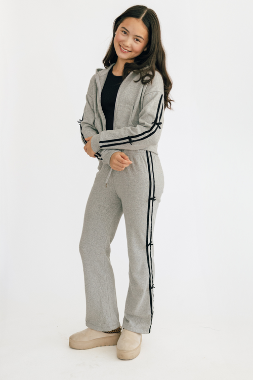 Flowers By Zoe Velvet Ribbon Flare Pant