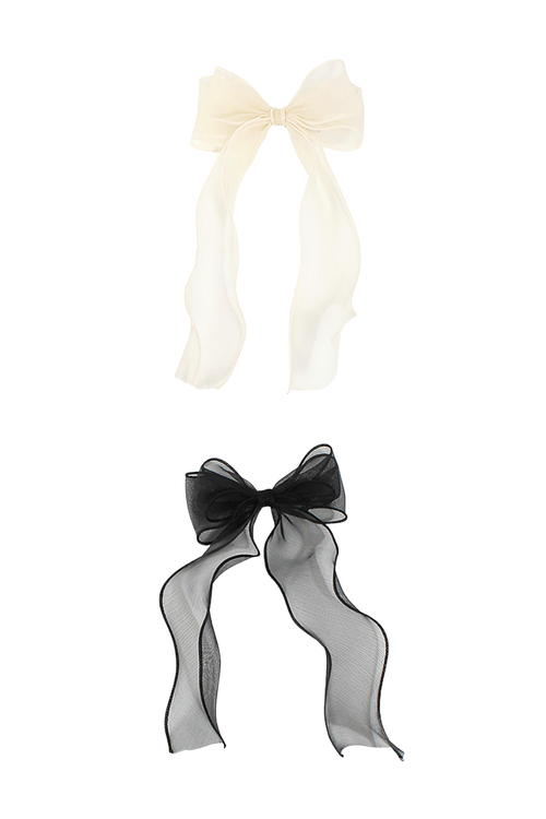 Chiffon Double Hair Bow