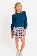Scottie Skirt in Magenta Inkblot by PLEAT