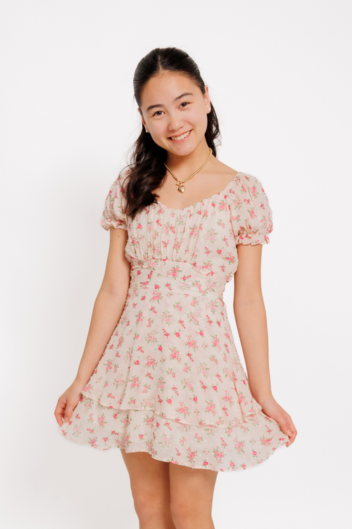 Junior Delilah Dress in Vintage Bunches by Katie J