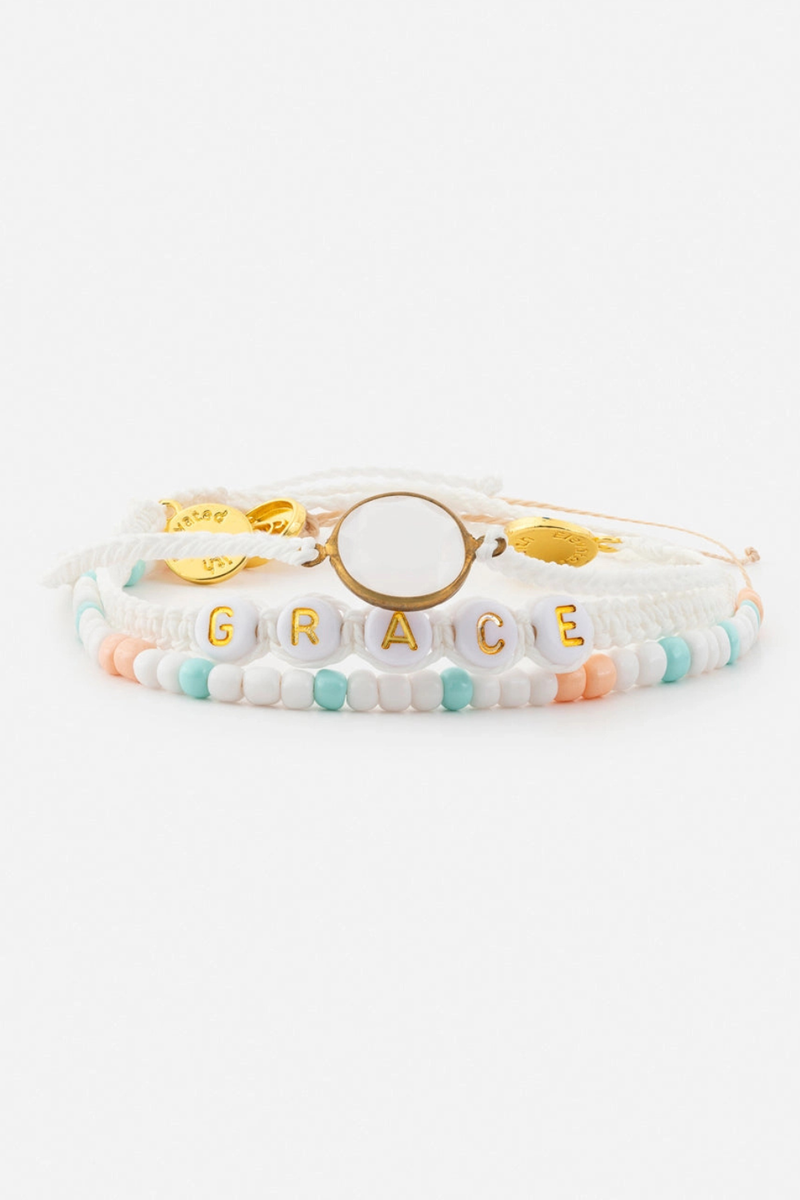 Grace Bracelet Set by Elevated Faith