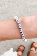 Jesus Saves Letter Bracelet by Elevated Faith