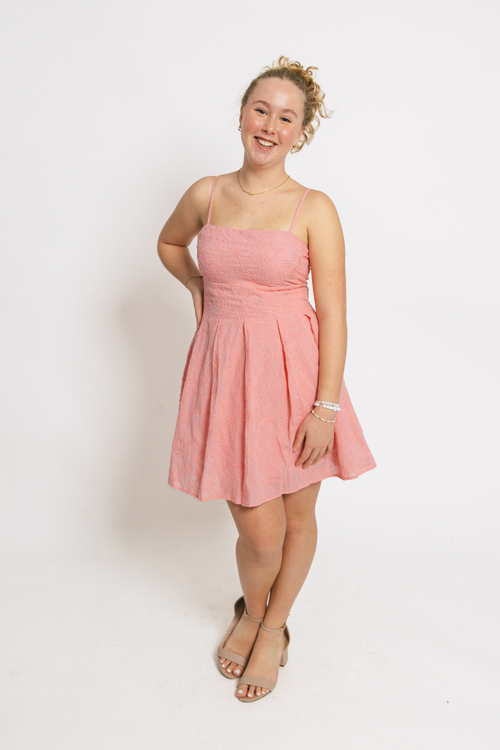 Olivia Floral Embroidery Dress