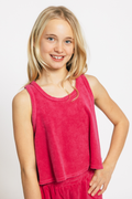 Terry Cloth Racerback Tank by TENLY