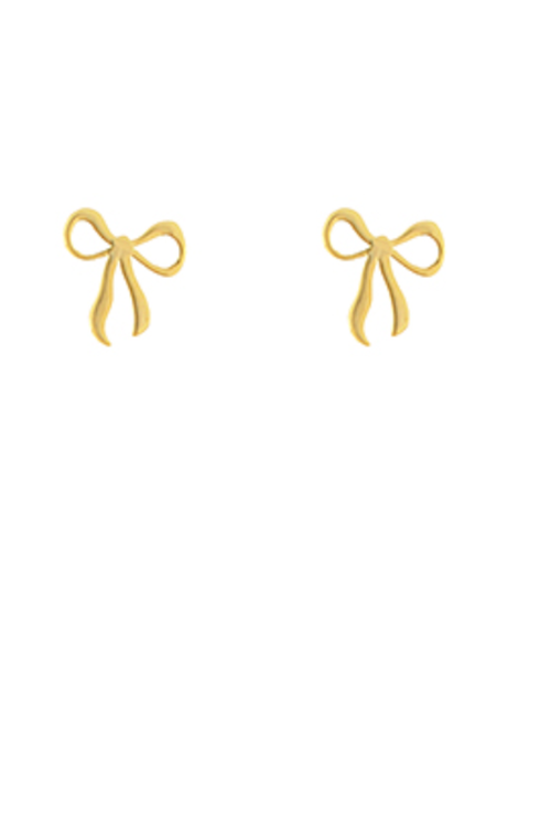 Ribbon Shaped Earrings