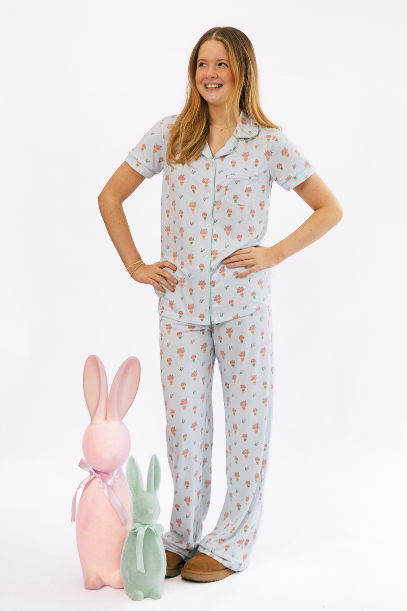 Love Blooms Here Sleep Pants