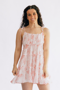 Mari Flounce Floral Dress
