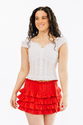 Beachside Ruffle Skort by Ocean Drive