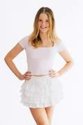 Beachside Ruffle Skort by Ocean Drive