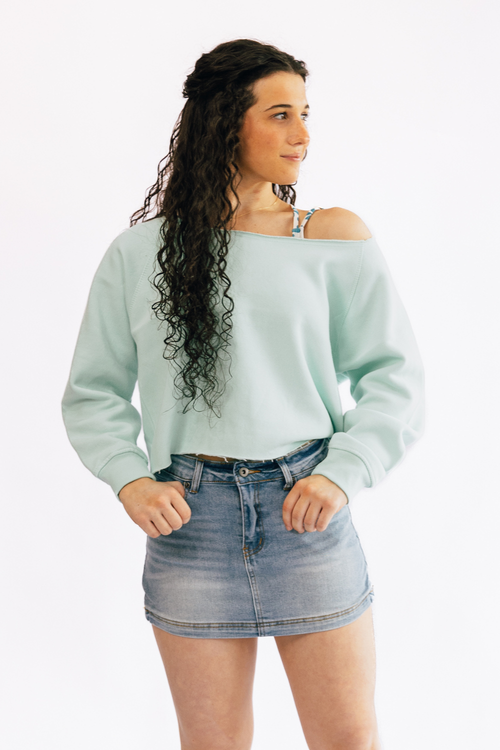 Sea Green Essential Oversized Fleece by Ocean Drive
