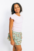 Juniors Bianca Skirt in Sage Baroque Floral by Katie J