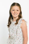 Gigi Dress in Preppy Posies PLEAT