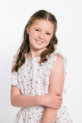 Gigi Dress in Preppy Posies PLEAT