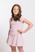 French Terry Flounce Skort by Tenly