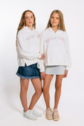 Katie J NYC Juniors Hamptons Patchwork Hoodie