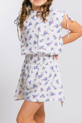 Helen Dress in Violet Roses by PLEAT
