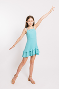 The Reggie Dress in Turquoise by Miss Behave