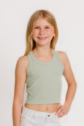 Ribbed Racerback by TENLEY