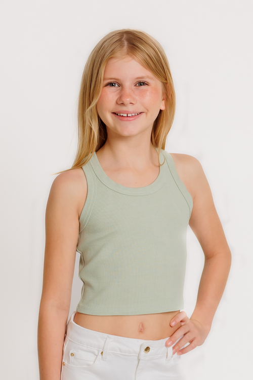 Ribbed Racerback by TENLEY